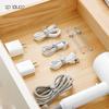 Brida de silicona multifuncional para cable sp, brida para cable de datos, correa para almacenamiento de cable (six packs)