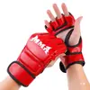 Luvas de Boxe para Adultos Sanda Muay Thai MMA Meio Dedo Dedo Dividido UFC Combate Luta Treinamento em Saco de Pancadas