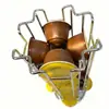 Nuevo Modelo Transfronterizo 24 Cápsulas Portacápsulas de Gran Capacidad Estante Metálico para Almacenamiento de Café Herramienta Organizadora que Ahorra Espacio