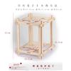 Soporte de Linterna Estilo Chino Tradicional Kit de Materiales para Soporte de Linterna de Madera Hecho a Mano DIY para Niños Soporte de Linterna de Conejo de Año Nuevo