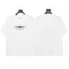 Três Etiquetas Completas, Exclusivamente para Vendas Transfronteiriças, Camiseta Masculina 100% Algodão Fio Duplo, Manga Curta, Alta Qualidade, Em Estoque