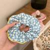 Dulce Liga para el Cabello Scrunchie para Mujeres, Satén de Alta Gama Estilo Coreano Versátil Cuerda para el Cabello, Suave Encaje Lunares Accesorio para el Cabello, Pañuelo Cuadrado para la Cabeza