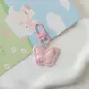 Llavero de Mariposa para Jardín Simple Femenino Dulce Colgante Suave Pareja Mejor Amigo Accesorios para Mochila Escolar Regalo Regalo