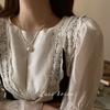 Collar largo con colgante de perla brillante para otoño e invierno, cadena ajustable, accesorios de moda