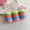 Corda de Amarração Macia, Cera, Sem Pelo, Corda Colorida para Cabelo de Meninas, Faixa de Cabelo, Elástico, tamanho pequeno, Chapéu para Jaqueta de Couro Infantil