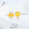 Pu Zuojiu não desbota ouro areia acessórios diy amor rosa cornucópia pulseira de contas com furo passante colar de contas
