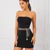 Cadena de Cintura de Metal Atmosférica de Comercio Exterior Europeo y Americano para Mujer Verano Transfronteriza Nueva Tendencia Moda Cadena Corporal Chica Caliente Cinturón de Vestido