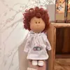 Muñeca Española de Papa Mia 24cm Muñeca 30cm Hecha a Mano Niña DIY Waldorf con Ropa Intercambiable
