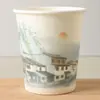 Vasos de Papel Desechables para Hotel Personalizados al por Mayor Habitaciones de Hotel Bed & Breakfasts Casas de Huéspedes Comerciales Engrosados Duraderos Vasos de Papel para Beber