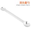 Cuchara medidora de doble cabeza de acero inoxidable al por mayor de fábrica cuchara medidora con escala cuchara para café cuchara para café de doble cabeza utensilios para hornear