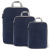 Bolsa de almacenamiento de compresión de viaje popular de Amazon, bolsa de almacenamiento de ropa de equipaje impermeable de tres piezas, venta al por mayor de fábrica