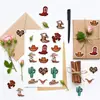 500 Piezas de Pegatinas de Rollo de Vaquero Estilo Ins Vaquero Creativo Transfronterizo Material para Cuaderno de Bocetos Pegatinas de Sellado Autoadhesivas
