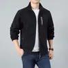 Jaqueta de fleece externa outono e inverno para homens, casaco de fleece polar, fleece dupla face, espessada, com forro interno, moletom cardigã