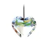 Atrapasol Cristal melocotón corazón prisma colgante iluminación colgante atrapasoles prisma decoración colgante Arcoíris