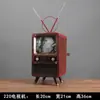 Ornamentos Retrô Nostálgicos de Ferro, TV Preto e Branco, Rádio, Modelo de Fonógrafo, Adereços de Decoração para Lojas