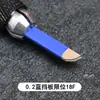Tatuagem de Sobrancelha, Micropigmentação Labial, Protetor de Agulha Manual, Agulha para Sombreamento, Agulha Manual de Bordado Curva Três Agulhas Redonda, Cinco Agulhas, Fileira Dupla, Lâmina Manual para Sobrancelha de Linha