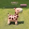 Novo Balão Animal com Rodas para Caminhar Decoração de Festa de Aniversário Infantil Adereços Barraca de Mercado Noturno Brinquedo ao Ar Livre Balão
