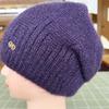 Chapéu Slouchy de Outono e Inverno, Chapéu Quente de Tricô Espesso de Camada Dupla para Mulheres, Chapéu Versátil para Circunferência de Cabeça Grande, Chapéu de Artista