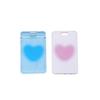 Estilo Ins Estuche Transparente para Tarjeta de Estudiante Insertable Anti-pérdida Bolsa para Tarjeta de Autobús y Comida Punto Pequeño Fresco Estuche Protector para Hombres y Mujeres