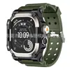 Banda de Reloj Integrada Apple Ultra Adecuada para iWatch Frogman Paquete Medio Banda de Reloj de TPU Estilo Deportivo de Moda Banda para Apple Watch