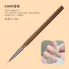 Pluma delineadora para dibujo de nail art transfronterizo, tienda de uñas con pluma delineadora profesional, pluma Gouline, juego completo de plumas para dibujo de flores a puntos, pluma de dibujo a color