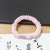 Hilo de Seda Anillo Intestinal Pequeño DIY Alta Elasticidad Nuevo Anillo para el Cabello Sin Daño Material Hecho a Mano Nicho Femenino Fuerte Adorno para la Cabeza