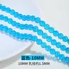 Cuentas Sueltas de Vidrio Transparente de 8-10 mm Material para Pulsera Collar Hecho a Mano DIY Se Venden en Cuentas de Vidrio Enteras Al Por Mayor