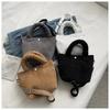 Comércio exterior Bolsa feminina corduroy 2023 nova bolsa estilo coreano moda doce ombro mensageiro saco entrega de uma peça