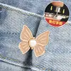 Herramienta para ceñir la cintura de mariposa, Botón de ajuste de talla de cintura para jeans sin perforaciones, Botón ajustable de apriete para pantalones