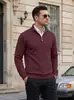 Sudadera deportiva casual holgada para hombre, talla europea, con cuello alto jacquard, para comercio exterior transfronterizo, primavera y otoño, con bolsillo con cremallera.