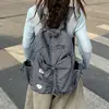 Mochila de Alta Gama Estilo Bosque para Estudiantes de Secundaria Femeninas Modelo Nuevo 2026 Ligera Estilo Coreano Estilo Perezoso Ins Mochila Escolar para Estudiantes Universitarios