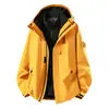 Jaqueta 3 em 1 para Outdoor Outono/Inverno 2026: Jaqueta de Caminhada Casual e Estilosa, à Prova de Vento e Impermeável, para Homens e Mulheres
