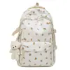 Mochila escolar para chicas de secundaria y preparatoria, gran capacidad, elegante, estilo coreano, mochila de moda para mujeres, estilo japonés, bolso de doble hombro fresco y simple