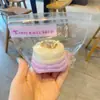 Juguete Squishy de Fruta con Cubitos de Hielo Muñeca Colgante para Niños Juguete para Aliviar el Estrés Rebote Lento Artículo Popular de Celebridad de Internet