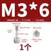 Tornillos de Acero Inoxidable 304 Antiaflojantes Ranurados Moleteados de Apriete Manual Antiaflojantes Gb839 M3M4M5M6