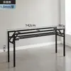 Estrutura de Mesa Dobrável, Suporte de Mesa Longa, Estrutura de Ferro de Camada Dupla/Camada Única, Pernas de Mesa, Pernas de Estrutura de Mesa Dobrável em Ferro Artístico com Travessas