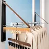 Estante Plegable Personalizado para Secar Ropa, Montado en la Pared para Uso Doméstico, Balcón, Dormitorio, Herramienta Mágica para Colgar Ropa y Secar Edredones, Estante de Secado de Ropa para Interiores