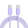 Cor de macaroon de linha de dados tipo C aplicável à linha de carregamento rápido de maçã 15 Letv typec para typec