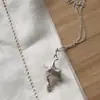 Colar Vintage Novo de Cogumelo Mágico Feminino Design de Nicho Sentido de Design Pingente de Cogumelo Estilo Frio Único Corrente para Clavícula