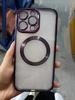 Adequado para Apple 17Promax Galvanizado Carregamento Magnético Capa de Celular Iphone16 com Película de Lente 14 Capa Protetora XS