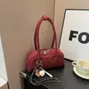 2026 Nuevo Diseño de Nicho Coreano Bolso de Axila para Mujer Moda Otoñal Linda Mori Bolso de Mano Bolso Bowling Bolso de Hombro