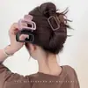 Adequado para acessórios de cabelo de baixo volume grampo de cabelo quadrado tamanho pequeno clipe feminino cabeça adulta meio cabelo tubarão clipe grampo de cabelo