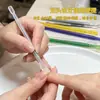 Empujador de Uñas Acrílicas, Herramienta Desechable de Doble Extremo para Remover Cutículas y Gel de Esmalte, Limpieza de Uñas, Herramienta de Manicura