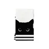 Lindo animalito paño de cocina paño para platos gato de la suerte pájaro perro gato paño de cocina para platos baño toalla de mano