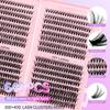 Pestañas Postizas en Racimo DIY Puntas Finas Estilo Europeo y Americano Amazon Libro de Pestañas 60D Cabello Termofusible 640 Racimos Gran Capacidad