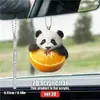 Colgante de Panda Naranja Plano 2D Nuevo Producto Transfronterizo