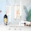 Copo de Vela de Cristal Transfronteiriço Decoração de Sala de Estar Decoração Simples Casa Jantar Romântico à Luz de Velas Casamento Porta-Velas Ornamentos