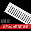 Grelha de Ventilação de Teto Saída ABS Grelha de Aletas Cobertura Decorativa de Ar Condicionado Tela Linear Minimalista de Ar Fresco