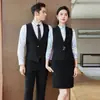 Chaleco de Entrenador para Sala de Billar con Logo Impreso y Bordado y Nombre de la Tienda, Conjunto de Chalecos Unisex para Personal Camarero de Billar de Primavera y Otoño