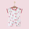 Mameluco para Bebé, Estilo Veraniego Delgado, Ropón para Bebé, Pijama de Algodón Puro para Recién Nacido, Mangas Cortas Personalizadas